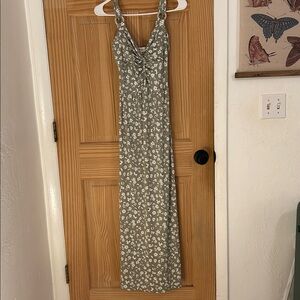 Derek Heart Olive Floral Dress